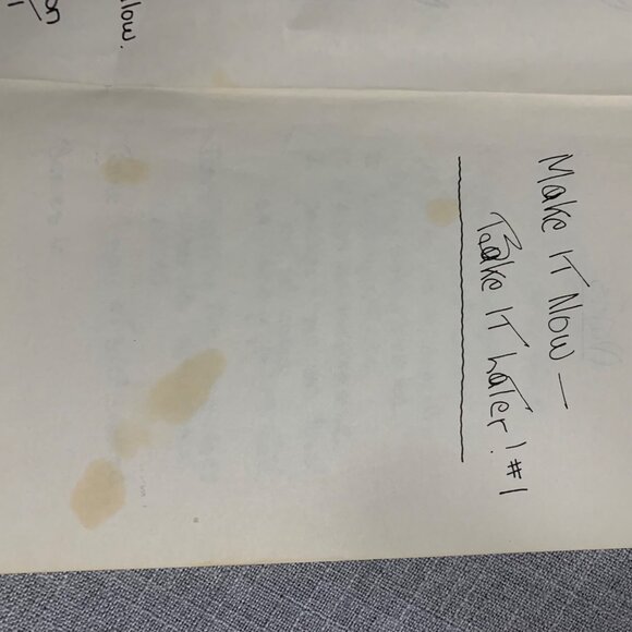 Vintage Make It Now-Bake It Later #1 Cookbook Barbara Goodfellow 1958 Paperback - Picture 3 of 10